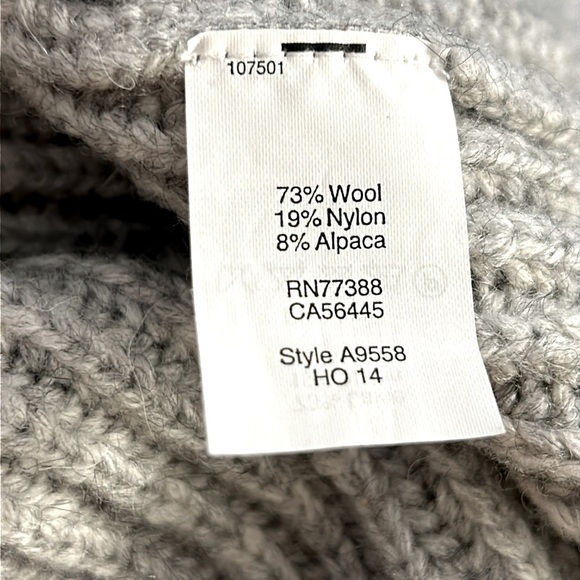 Madewell Turtleneck Cable Knit City Block Sweater Women’s size‎ XS Oversized - Picture 7 of 7